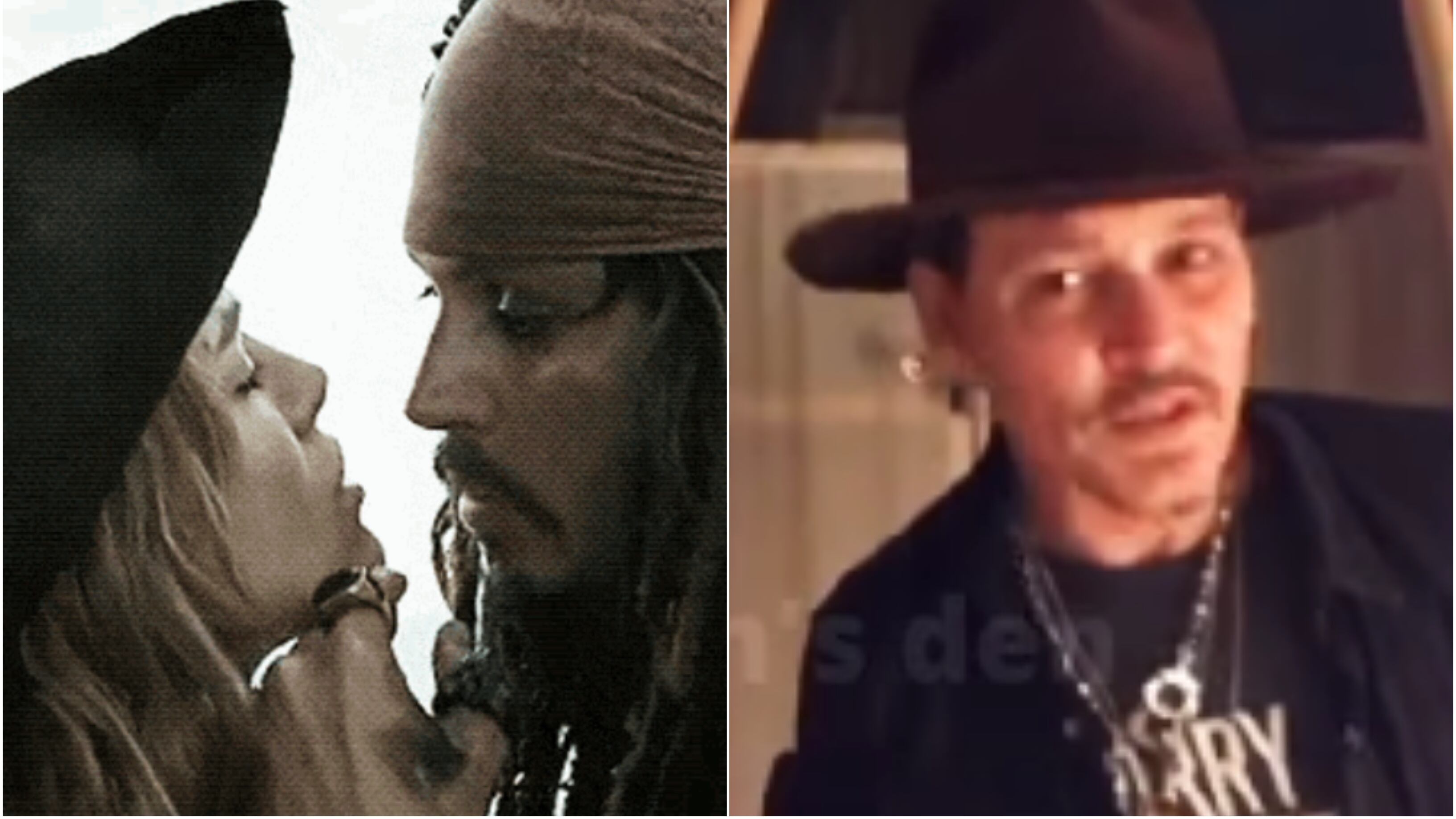 Johnny Depp revivió una escena del Capitán Jack Sparrow