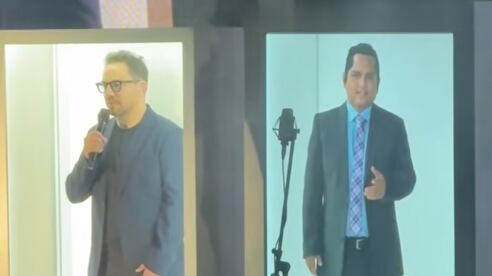 Juan Fernando Velasco y Julio Jaramillo en concierto