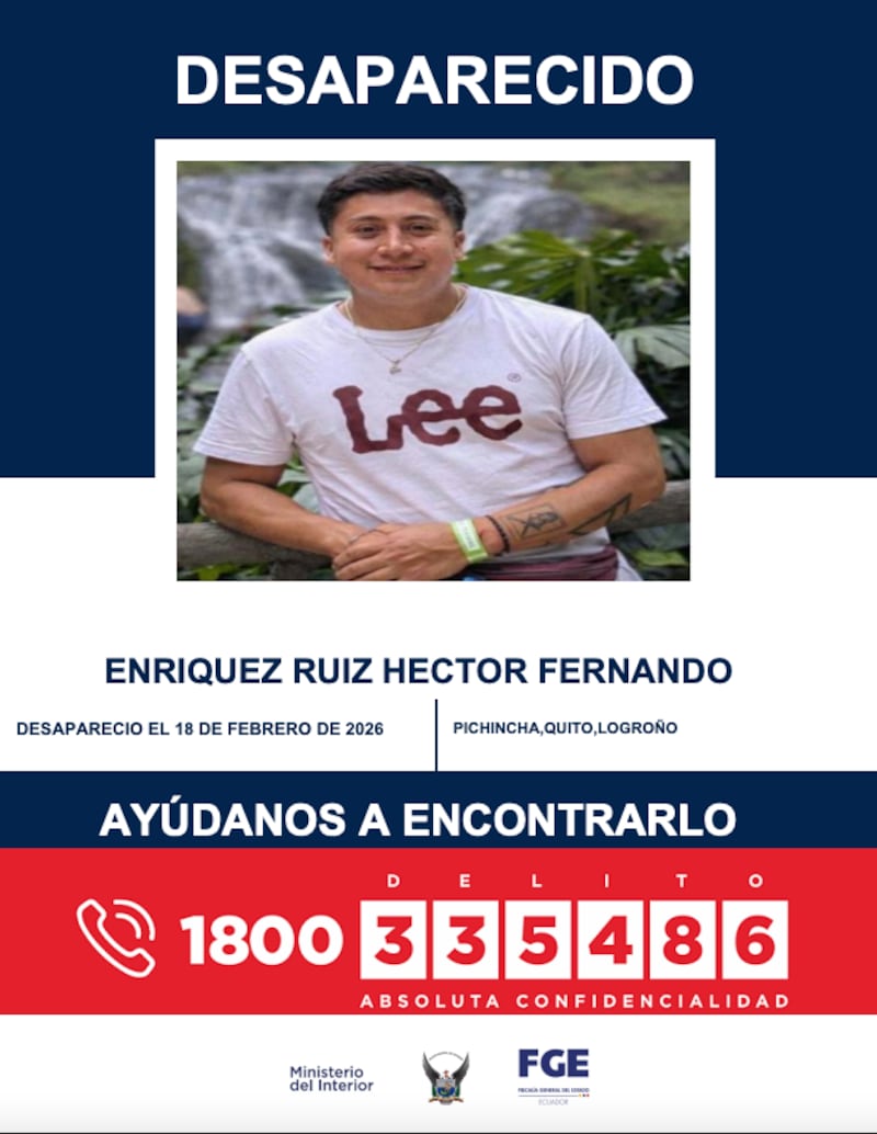 Vino a trabajar a Quito y desapareció cuando regresaba a Otavalo, en el norte de la capital