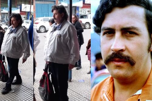 “Revivió”: Confunden a hombre por su gran parecido a Pablo Escobar  