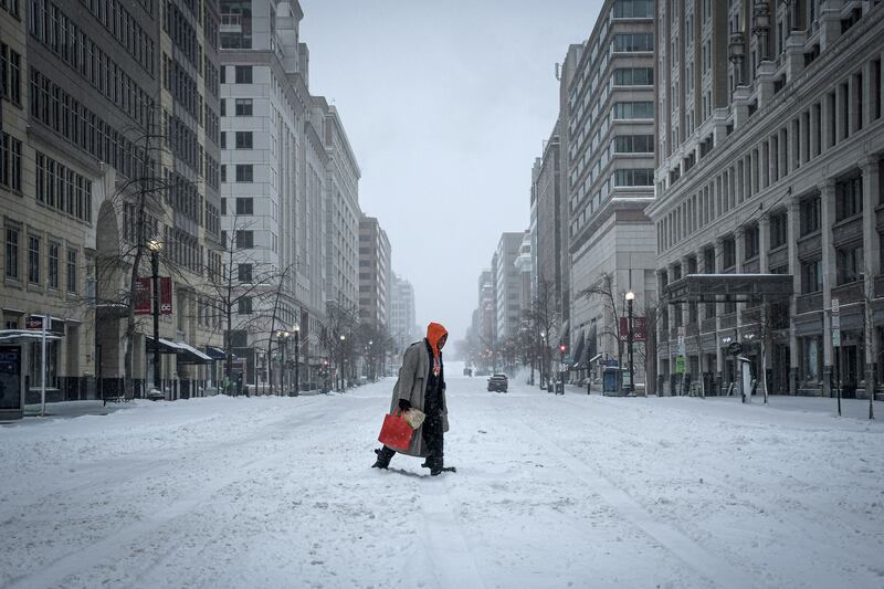 Tormenta de nieve en Estados Unidos