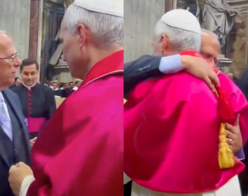 Papa León XIV y el abrazo que lo unió a su hermano