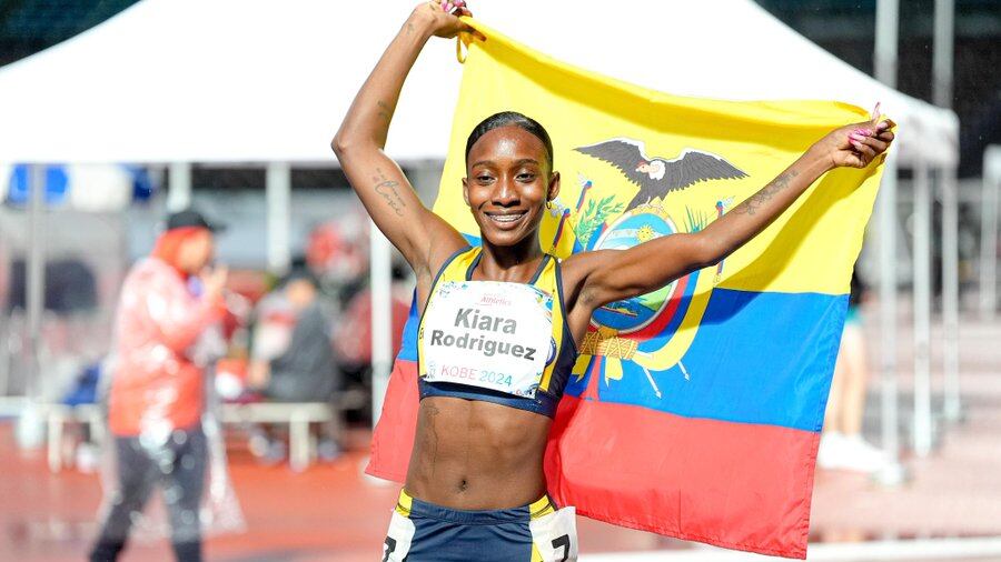 Kiara Rodríguez, atleta ecuatoriana en Japón 2024