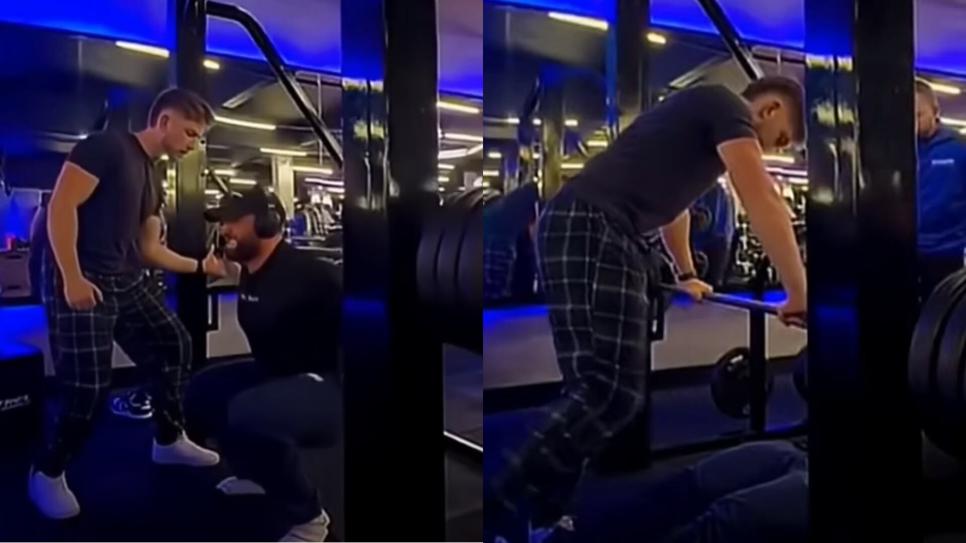 Joven se fractura ambas piernas haciendo sentadillas con 140 kilos en Brasil: el video impacta en redes