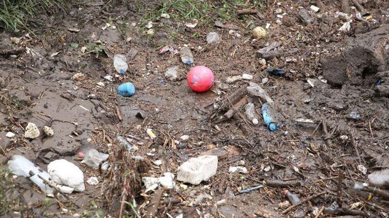 Se desbordó quebrada en La Pulida