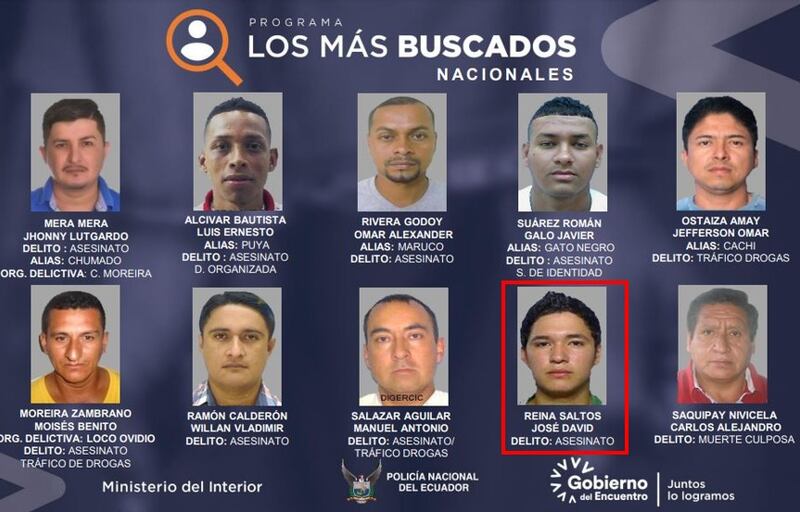 Más buscados por asesinato