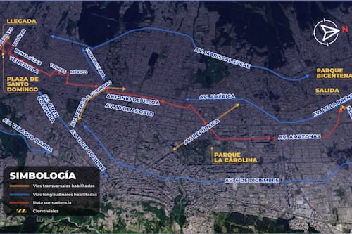 Más de 10 cierres viales por carrera atlética en el norte de Quito