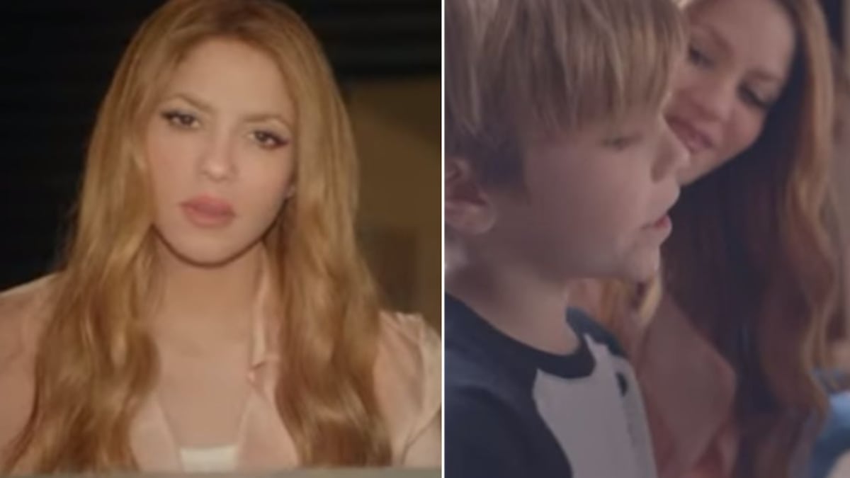 Shakira hijos cantando