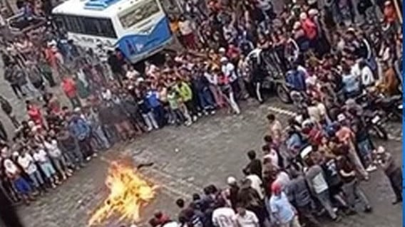 Linchan y queman a dos presuntos asesinos de exasambleísta en Morona Santiago - Foto de la web