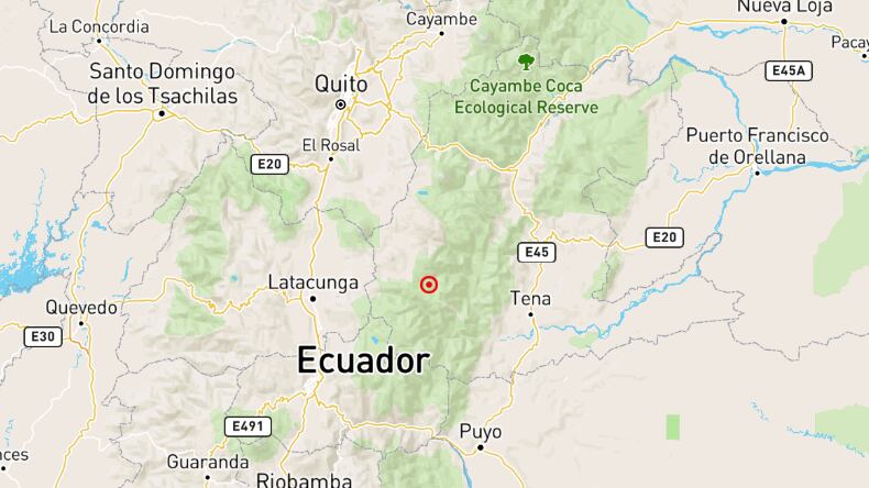 Temblor en Tena