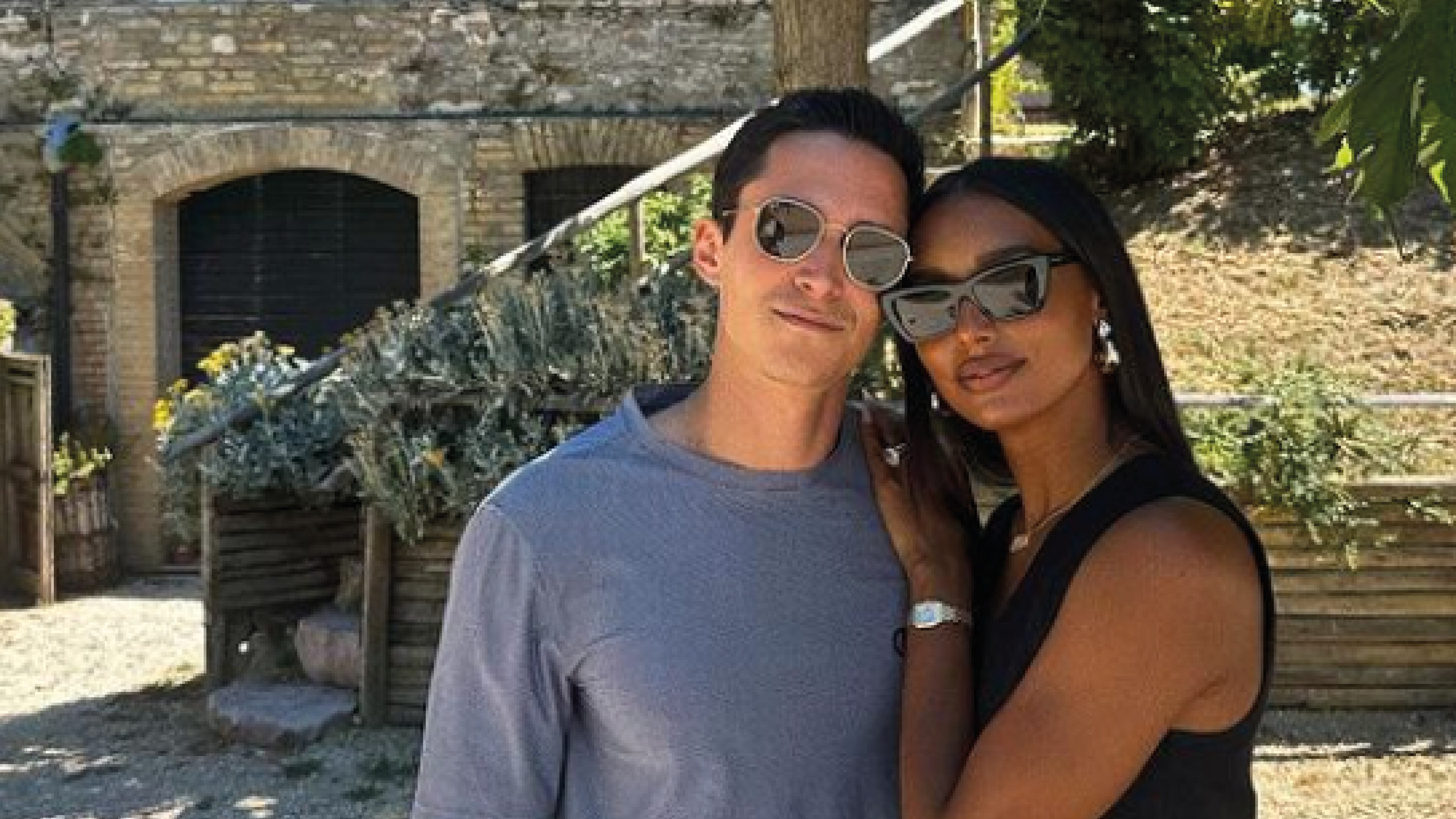 David Borrero y Jasmine Tookes