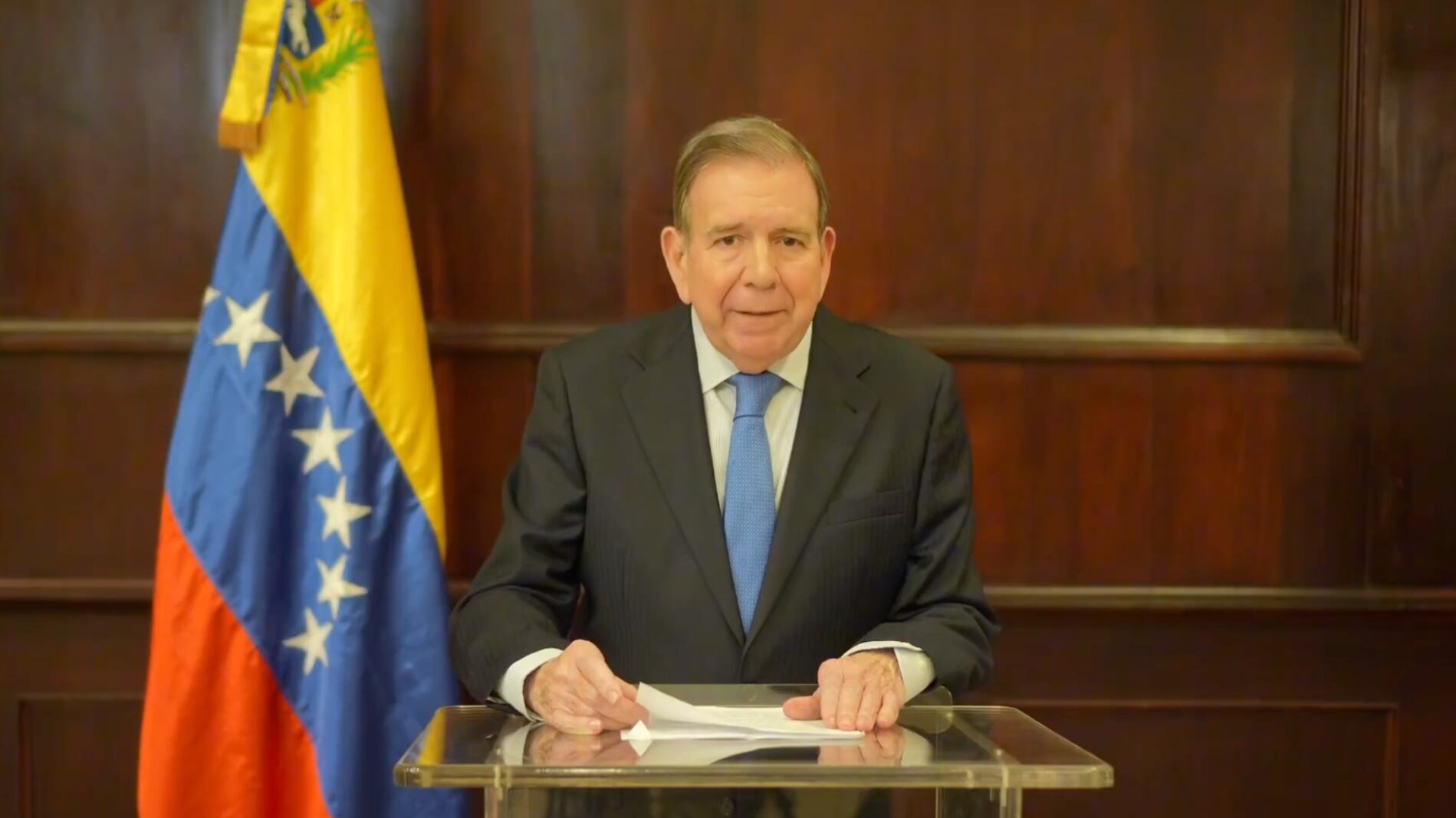 Edmundo González Urrutia se pronuncia en un video