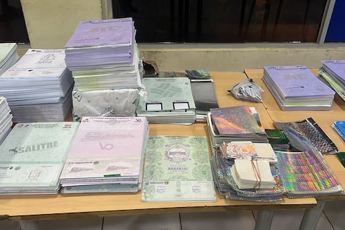 Operativo en Durán destapa miles de especies de tránsito falsas