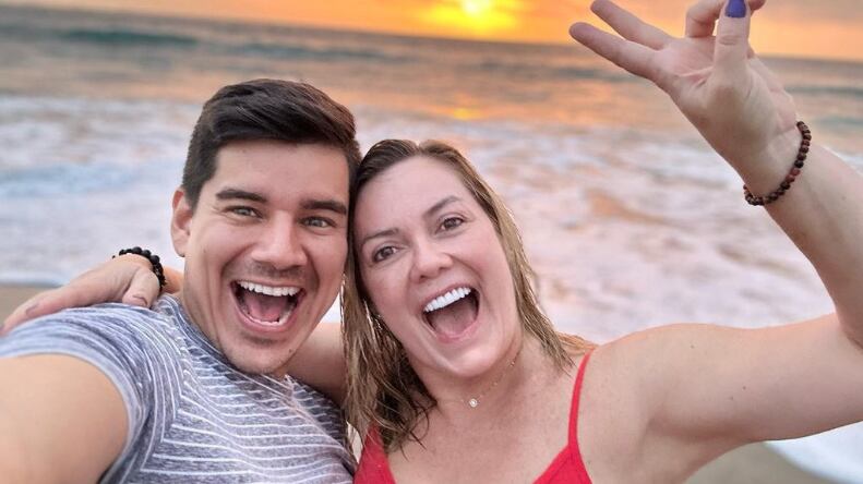 Úrsula Strenge e Isaac Delgado