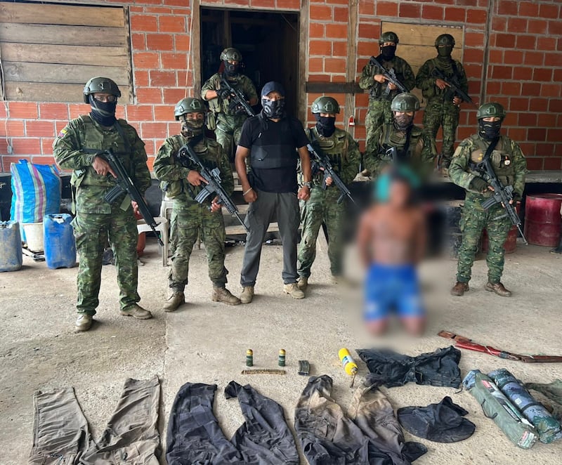 Ejército Ecuatoriano aprehende a presunto integrante del Tren de Aragua en Orellana