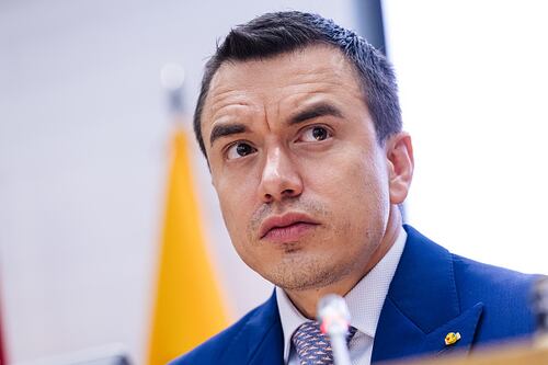 Simpatizantes de Daniel Noboa ya empezaron a festejar en Quito