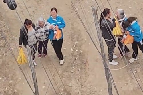 “La llevaban como un costal”: abuelita sufre brutal maltrato en video