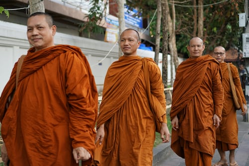 Detienen a 22 monjes budistas con 112 kilos de droga