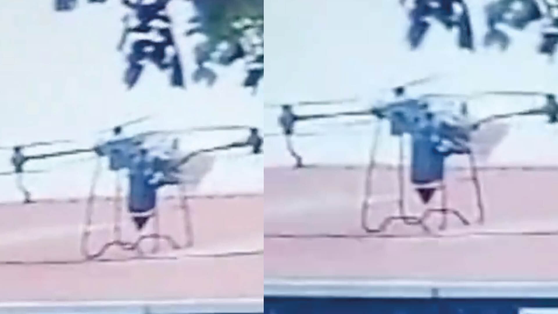 Captan gigantesco dron con explosivos en la cárcel La Roca