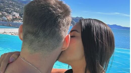 Michela Pincay y su novio