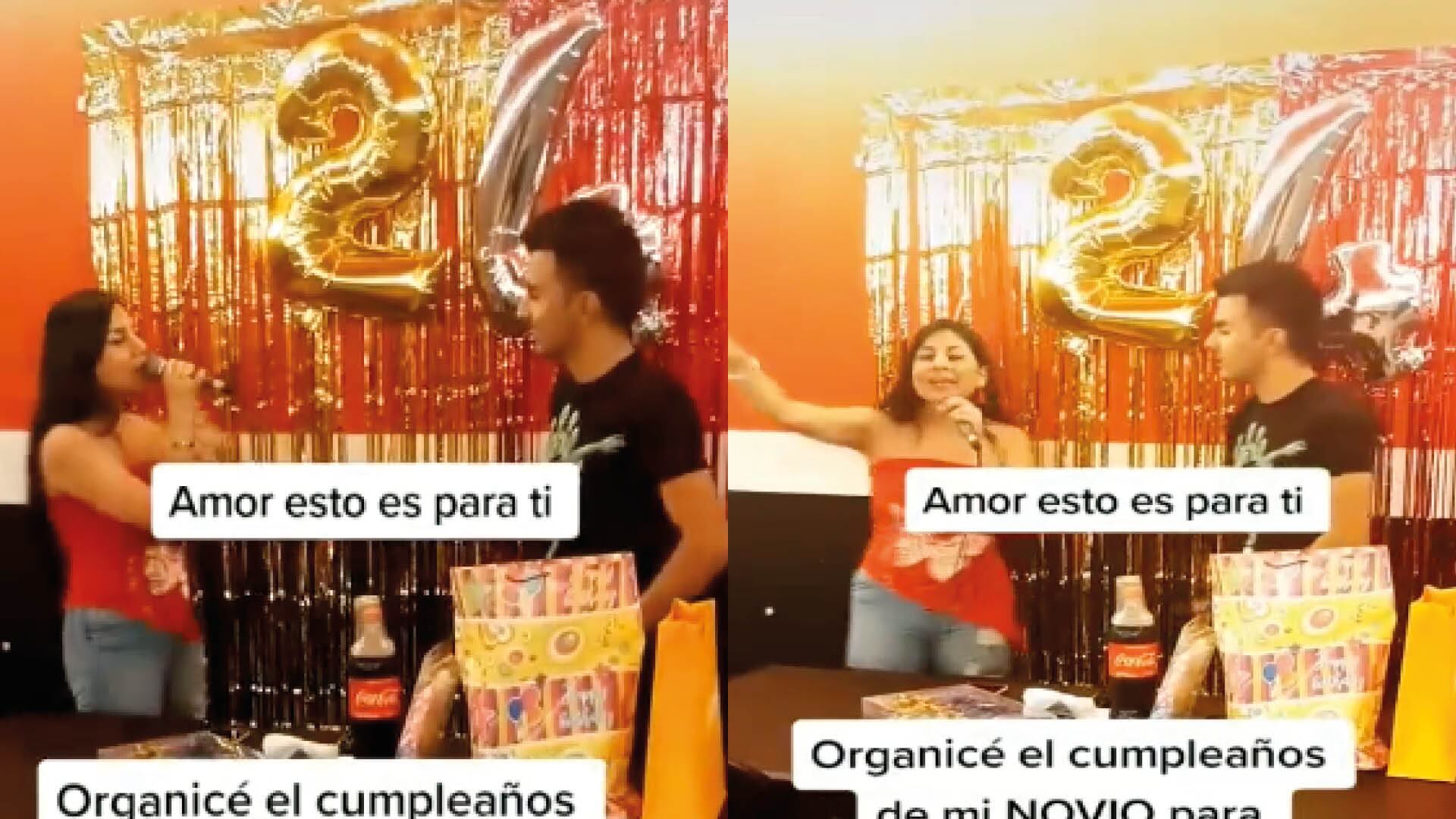 Joven le organizó el cumpleaños a su novio para sacarle en cara que la estaba engañando con su prima