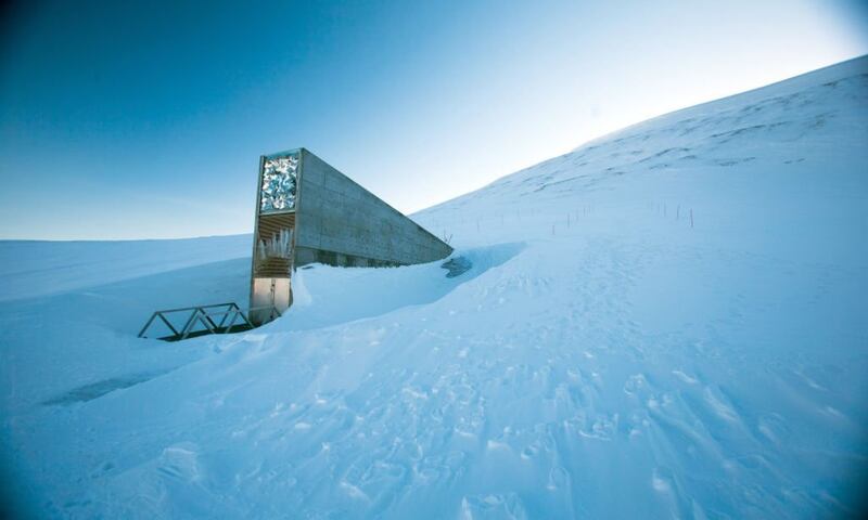 Entrada del Banco Mundial de las Semillas