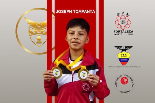 Joseph Toapanta hace historia y representará a Ecuador en el Sudamericano de Karate 2026