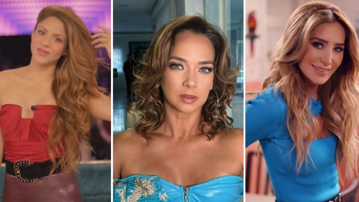 Shakira, Adamari López y Geraldine Bazan