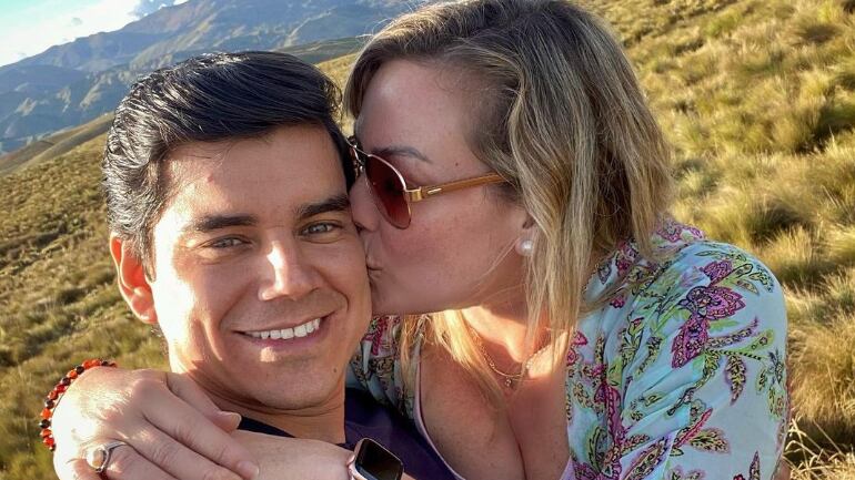 Úrsula Strenge e Isaac Delgado