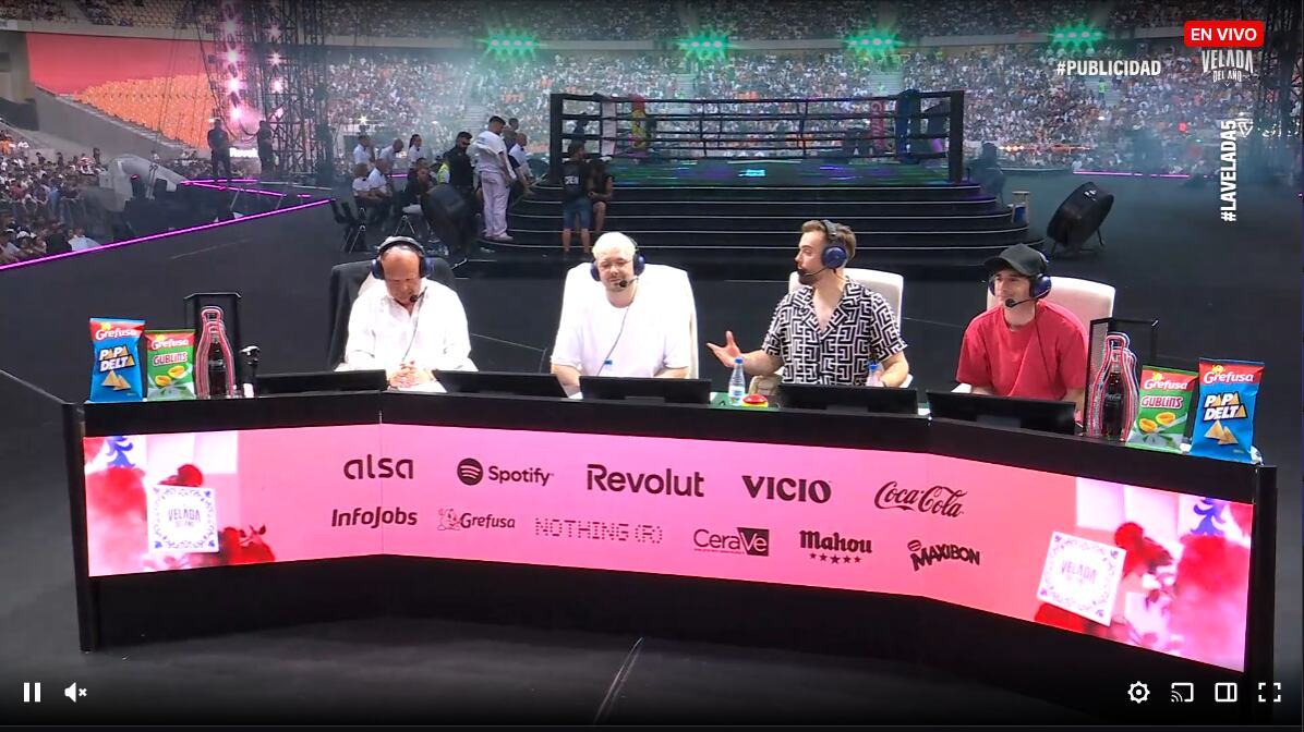 Ibai Llanos en la Velada del Año 5