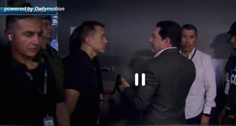 Visita del presidente Daniel Noboa a TC Televisión