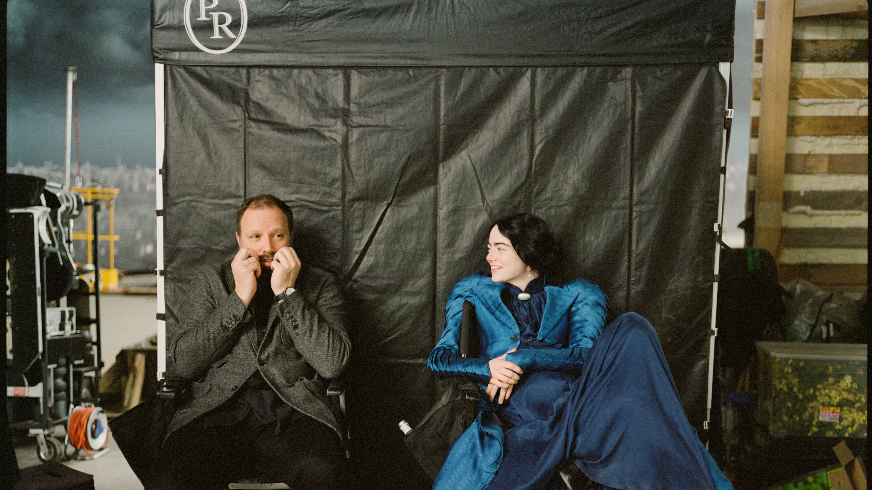 Yorgos Lanthimos y Emma Stone