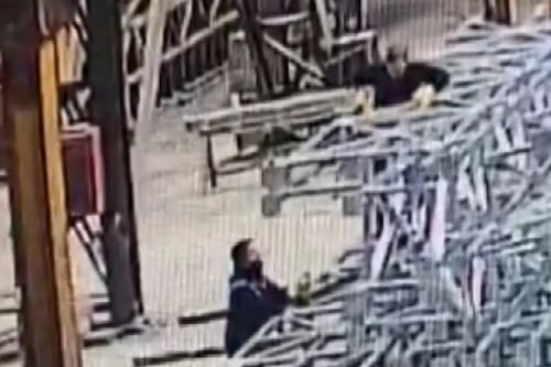 Trabajador murió aplastado por estructura metálica: así fueron sus últimos segundos con vida