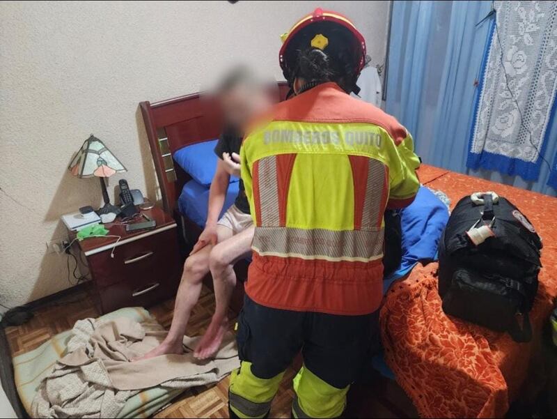 Explosión por deflagración de gas en el Centro de Quito