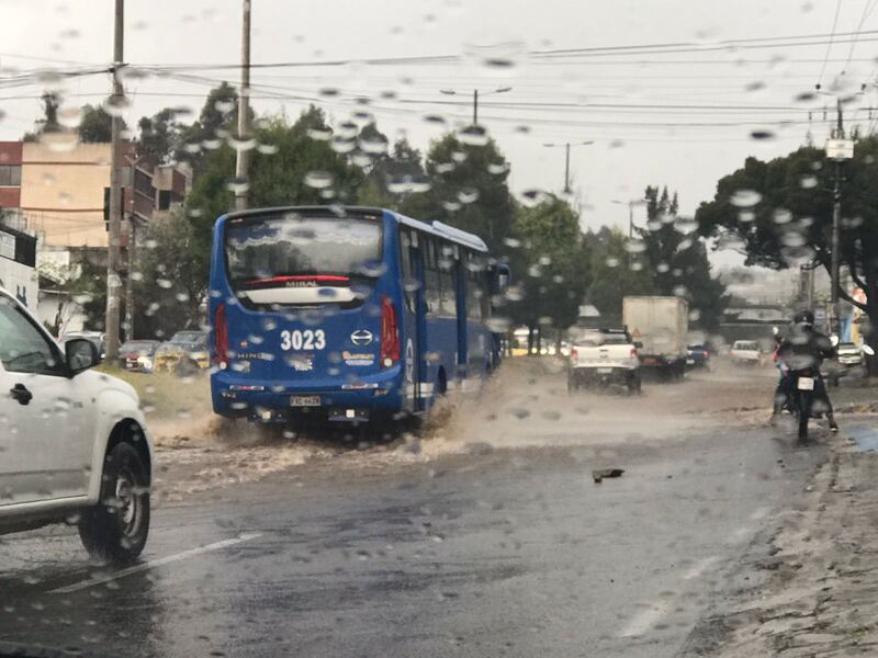 Lluvia en Quito