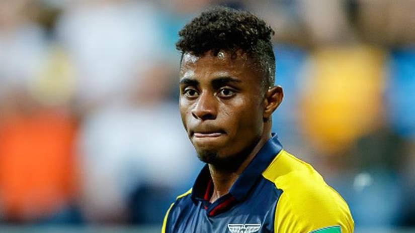 Diego Palacios con la Selección de Ecuador