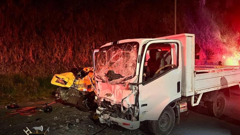 Siniestro en la curva de Santa Rosa