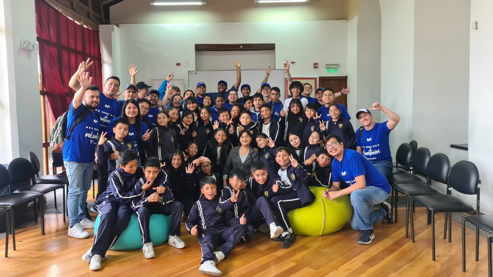 La “Marea Azul” de Fundación Telefónica Movistar