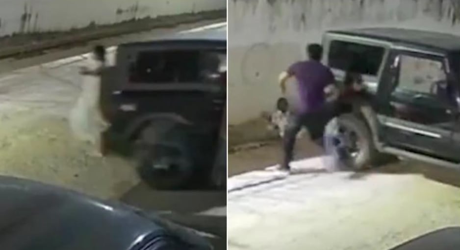 TRAGEDIA EN INDIA: Abuela aplastada por camioneta