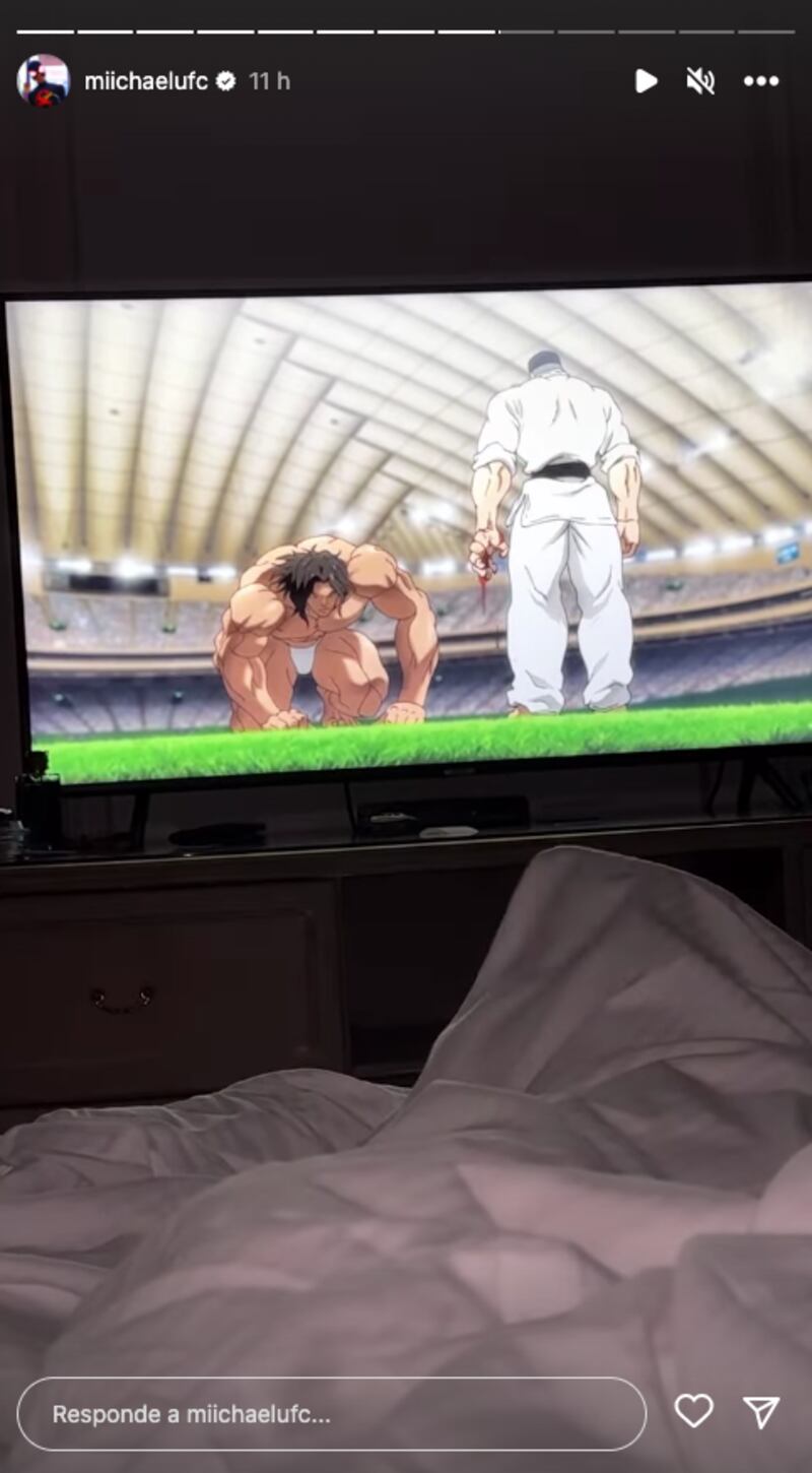 El anime que ve Michael Morales de Baki Hanma