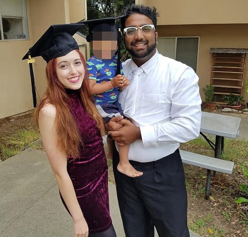 Ali y su exesposa Rachel del Castillo - Foto de la web