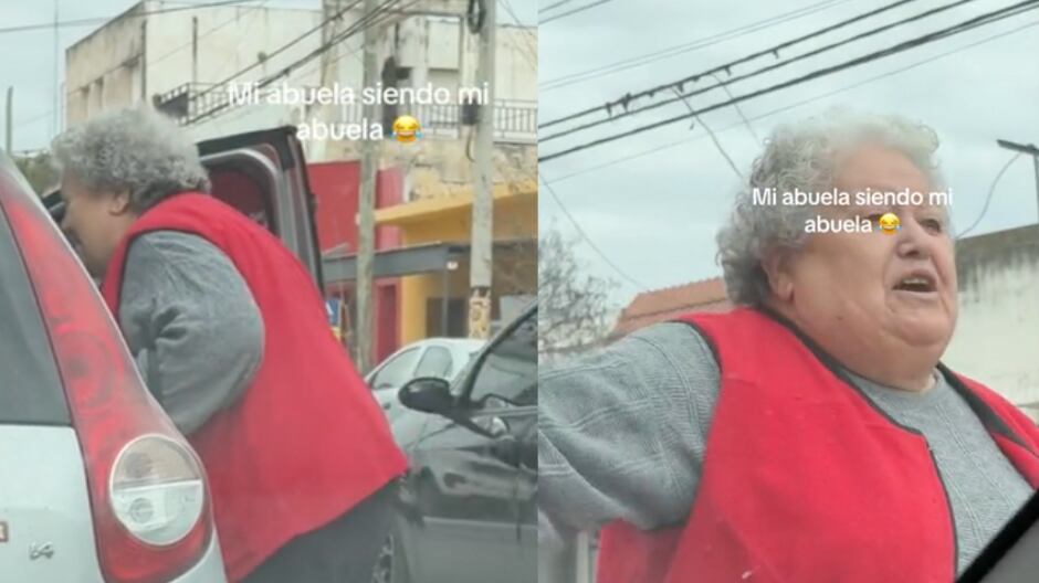Abuela se equivocó de auto