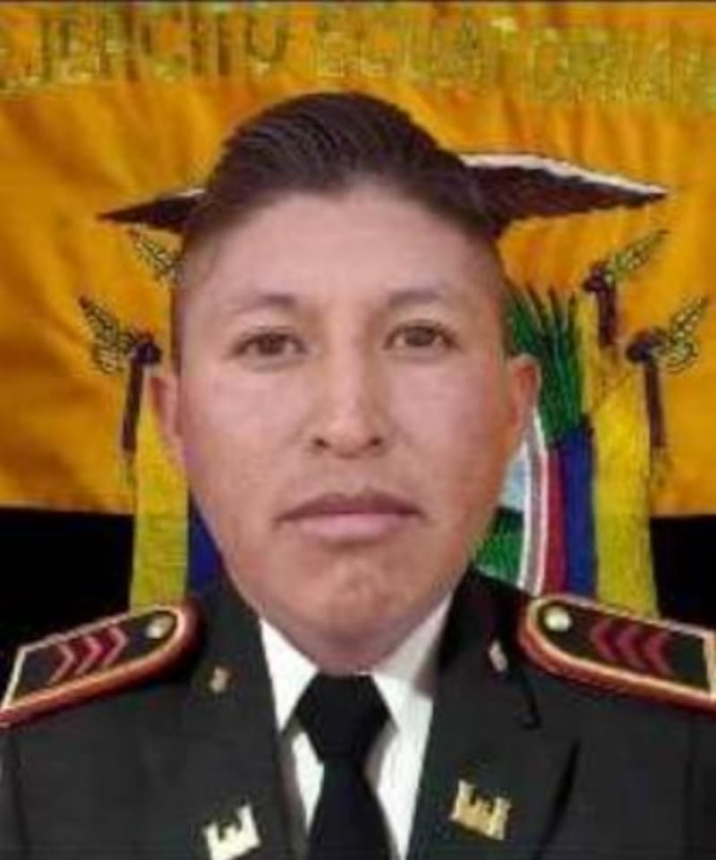 sargento segundo de Ingeniería Héctor Marcelo Mullo Bravo