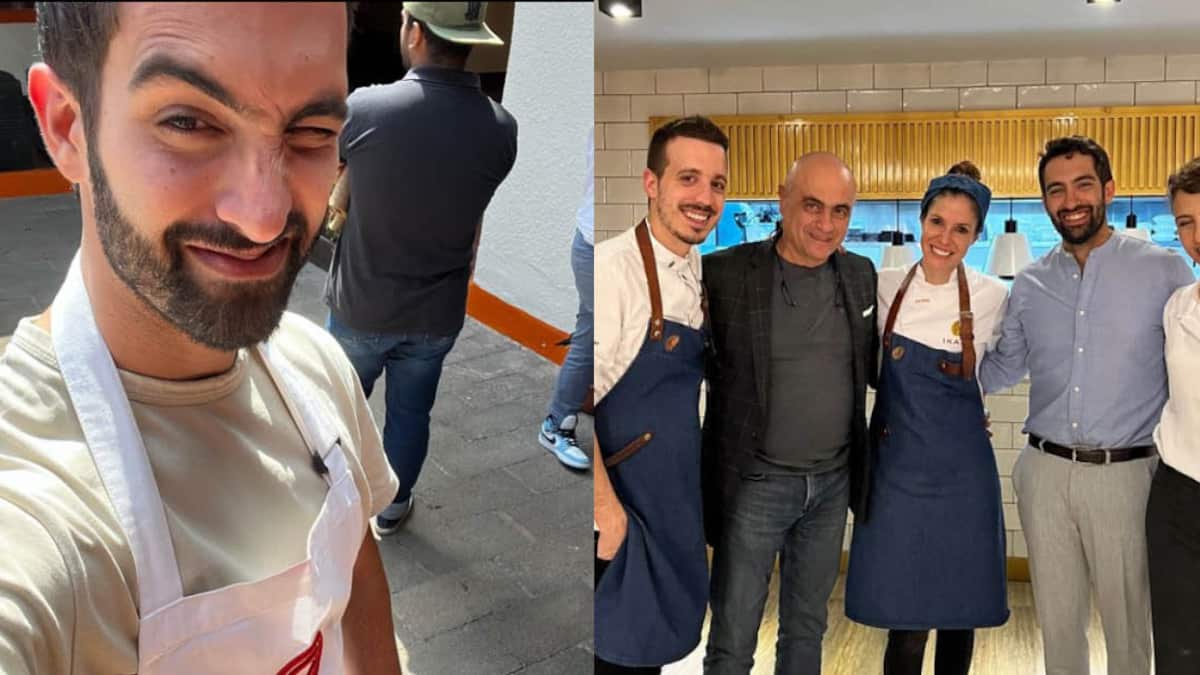 Jamil de MasterChef Ecuador en el restaurante de la Chef Caro Sánchez