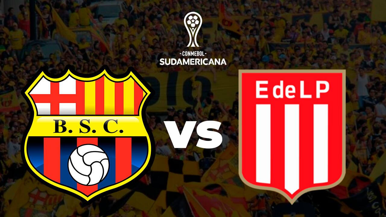 Barcelona SC vs Estudiantes por la Sudamericana