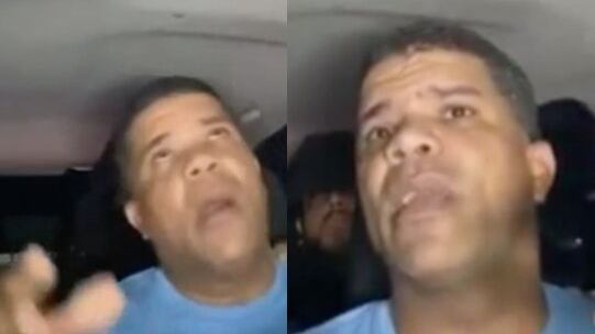 El rostro de temor del taxista y su astucia al fingir un infarto quedaron registrados en la cámara de seguridad del vehículo en Brasil.
