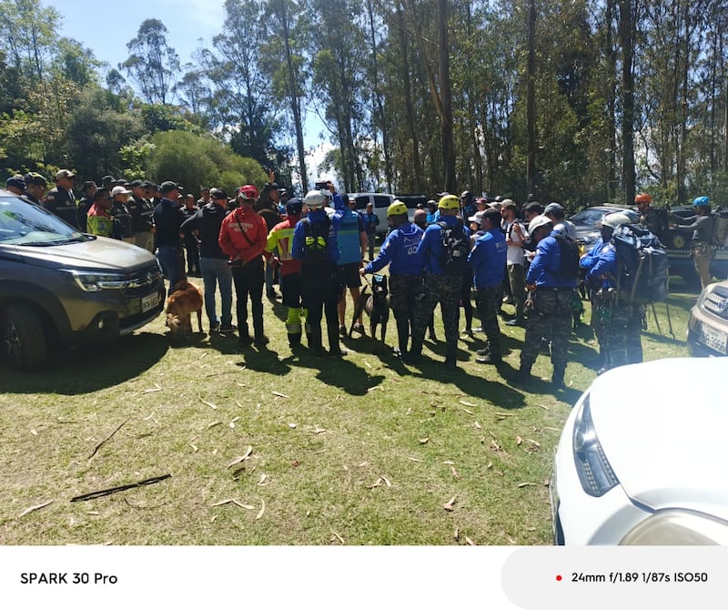 Labores de búsqueda del cuerpo de Gregory Allen Krupa en el Parque Metropolitano