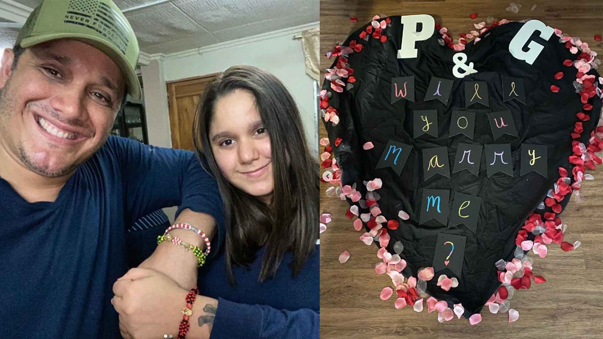 La hija de Carlos José Matamoros le propuso matrimonio a su novia