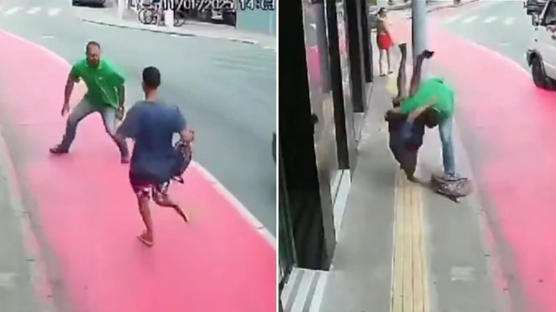 Ladrón recibe paliza tras robar joyería en Brasil (VIDEO)