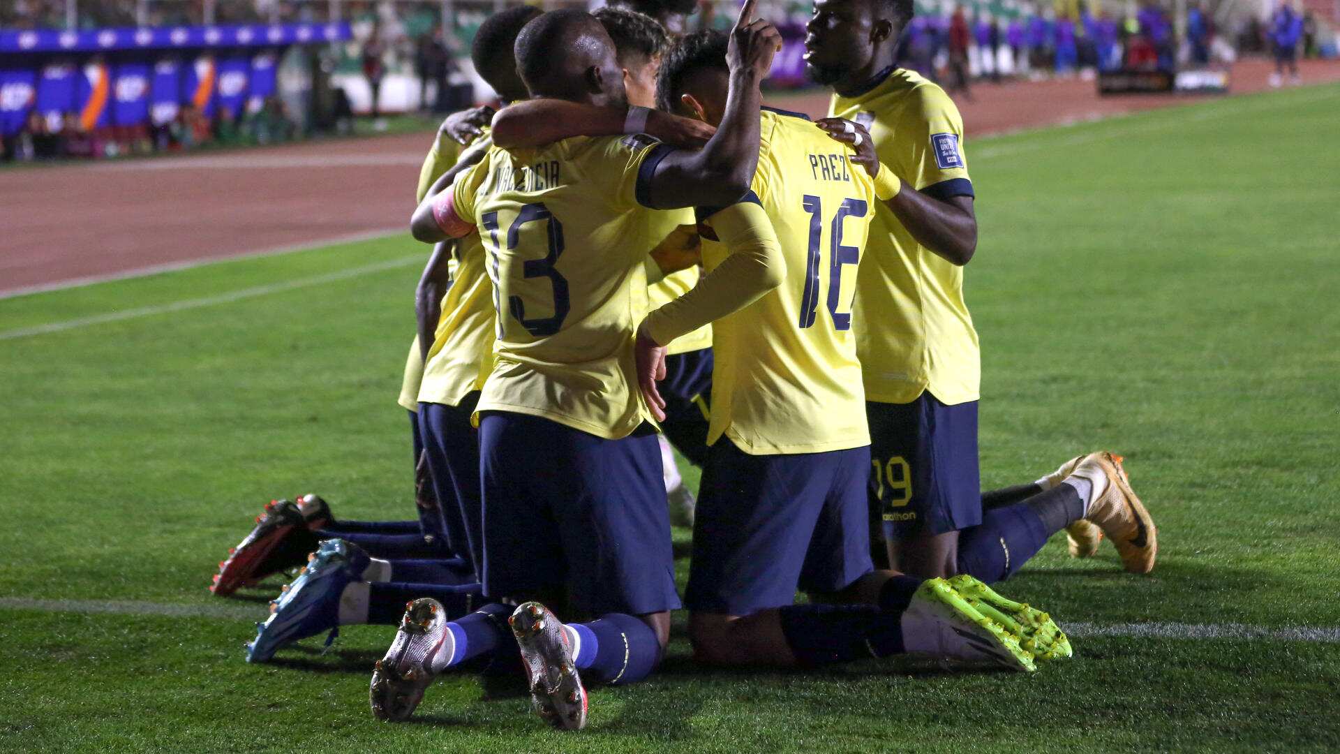 Ecuador vs Bolivia festejo de gol